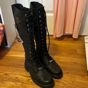 Harley-Davidson Tall Combat Boots